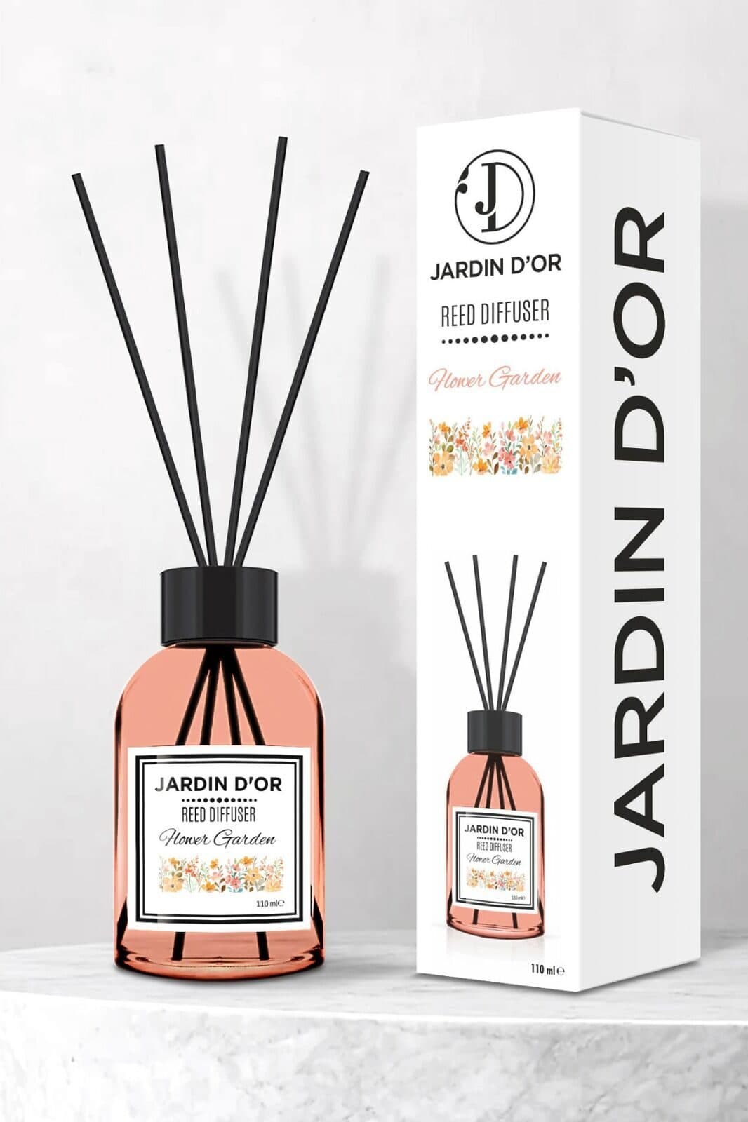 Ароматический диффузор с палочками JARDIN D’OR WHITE Flower Graden 110мл