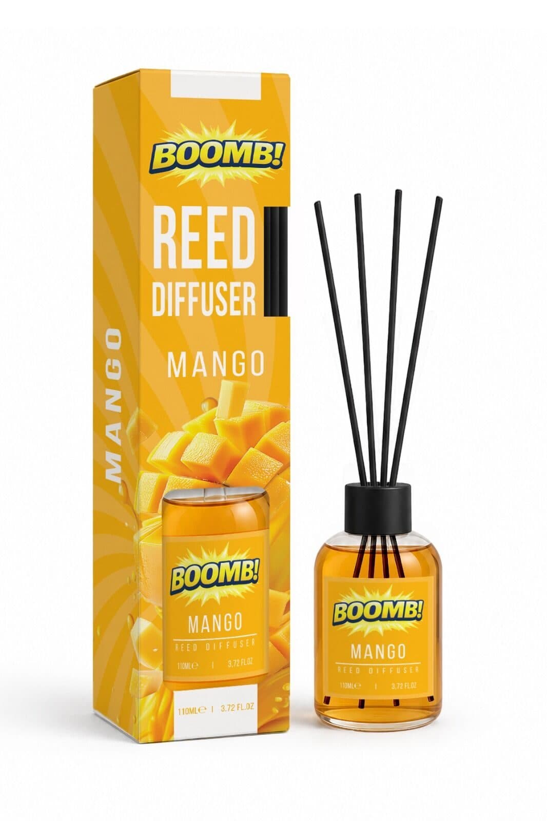 Ароматический диффузор с палочками BOOMB  Mango 110мл