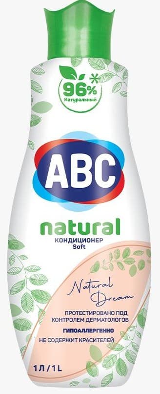 Натуральный кондиционер для белья "АВС" МЕЧТА ПРИРОДЫ 1л