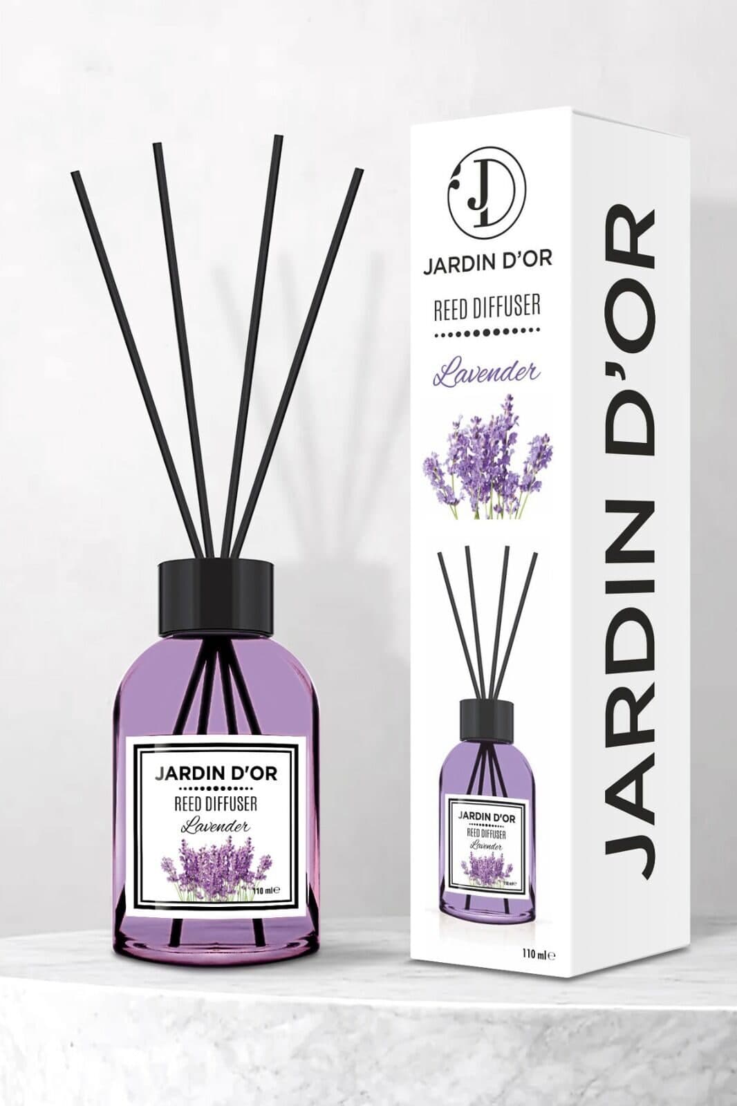 Ароматический диффузор с палочками JARDIN D’OR WHITE Lavander 110мл