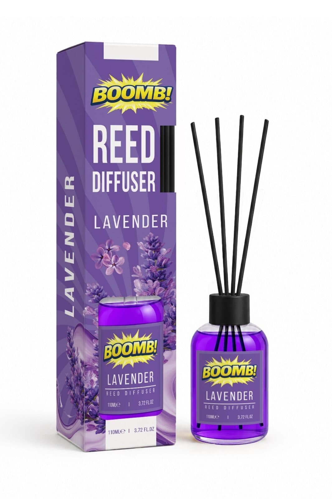 Ароматический диффузор с палочками BOOMB  Lavander 110мл
