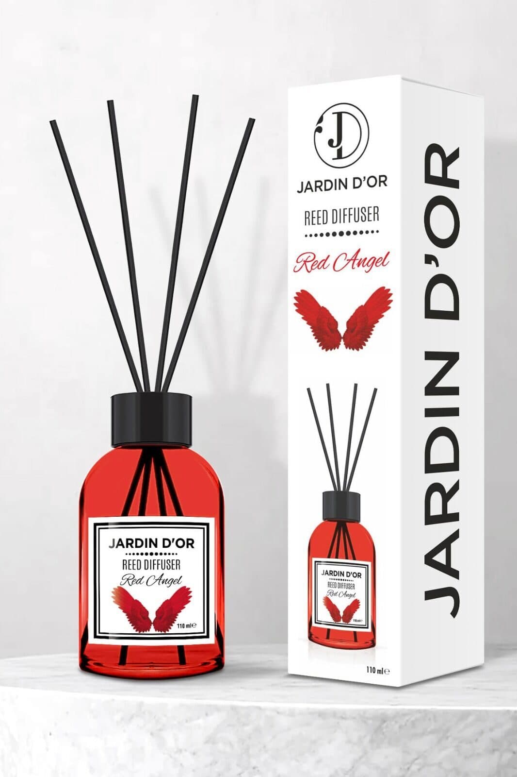 Ароматический диффузор с палочками JARDIN D’OR WHITE RedAngle 110мл