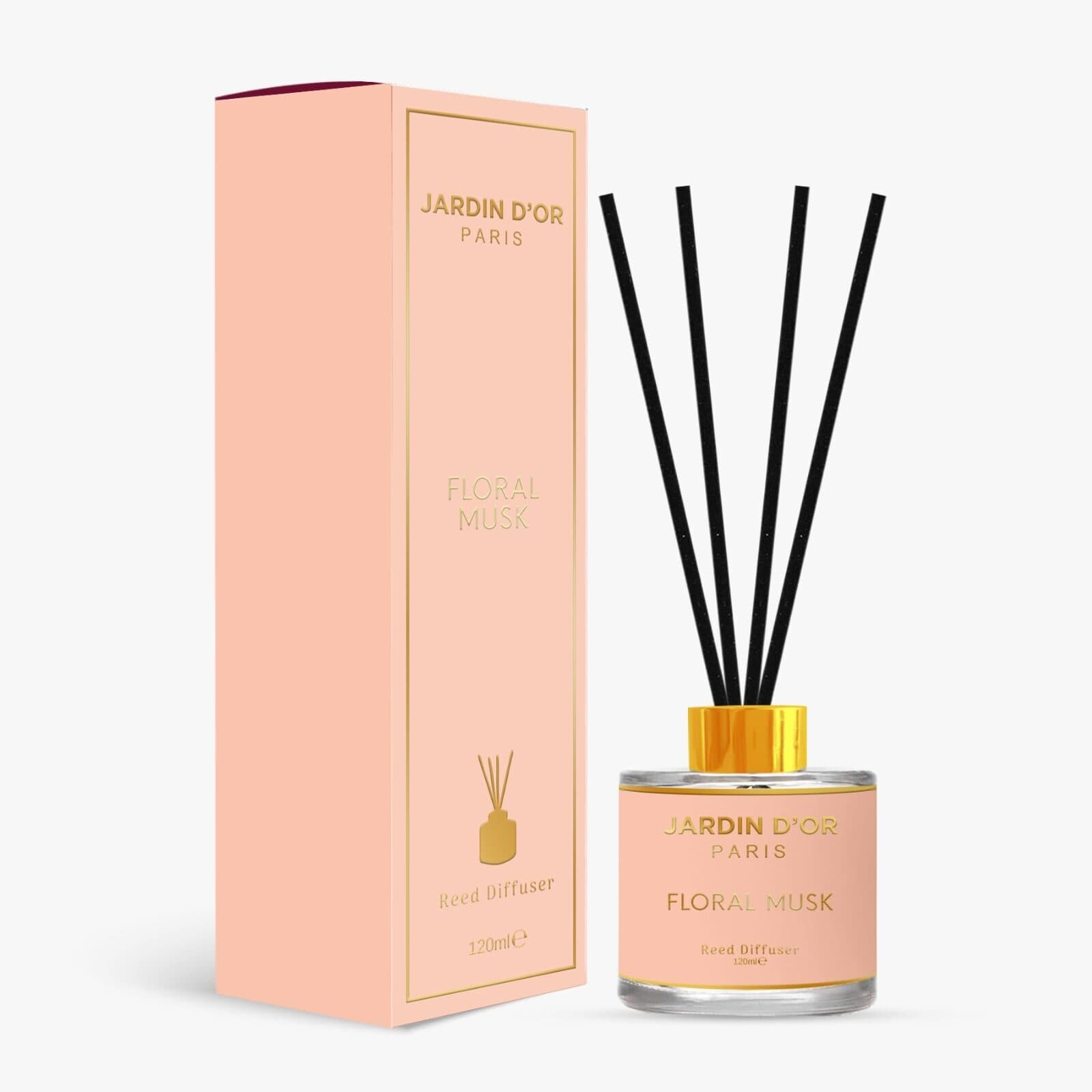 Ароматический диффузор с палочками JARDIN D’OR SOFT Floral Musk 120мл