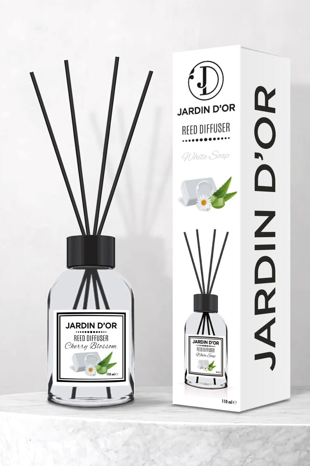 Ароматический диффузор с палочками JARDIN D’OR WHITE WhiteSoap 110мл
