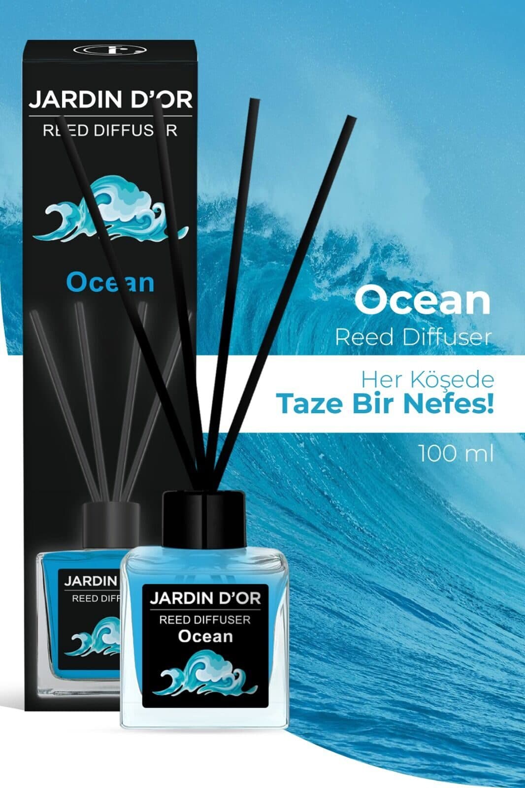 Ароматический диффузор с палочками JARDIN D’OR BLACK Ocean 100мл