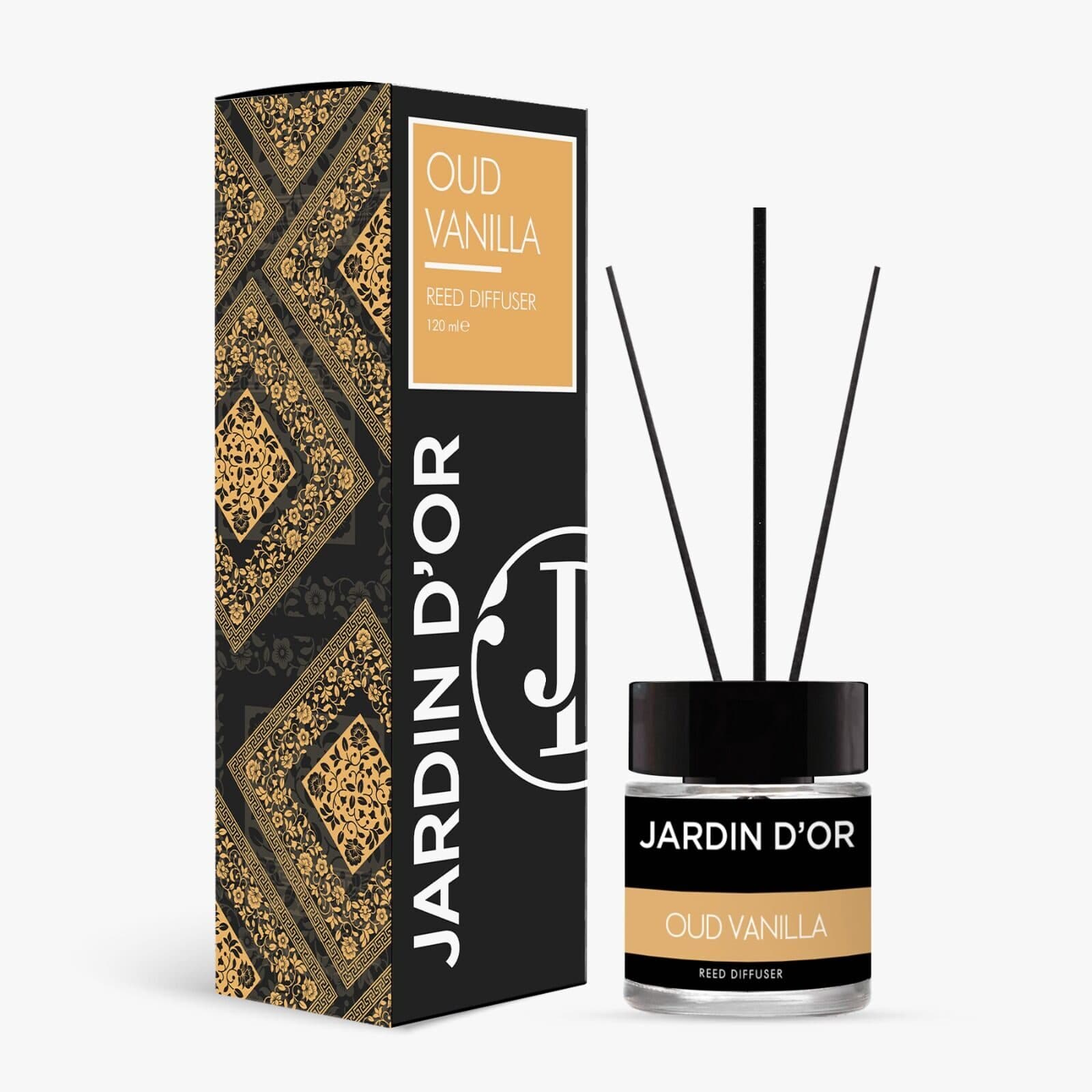 Ароматический диффузор с палочками JARDIN D’OR NICHE Oud Vanilla 120мл